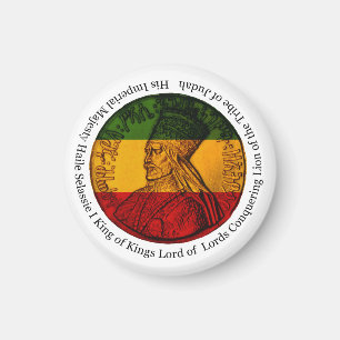 Rasta Overwinnende Leeuw van Juda Zijne Majesteit Magneet