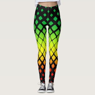 Rasta-patroon Leggings