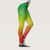 Rasta-patroon Leggings (Rechts)