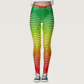 Rasta-patroon Leggings (Voorkant)