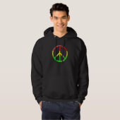 Rasta Peace Hoodie (Voorkant volledig)