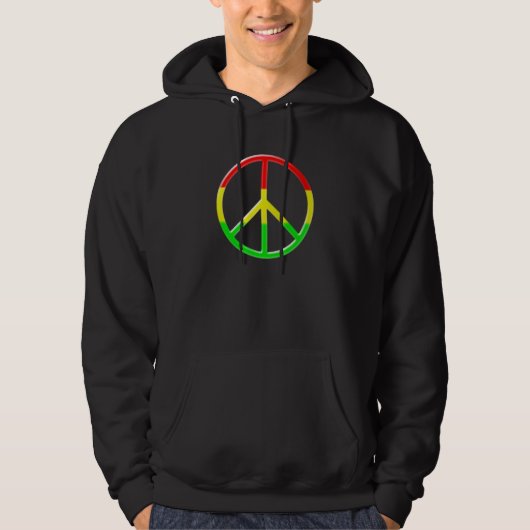 Rasta Peace Hoodie (Voorkant)