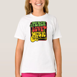 Rasta PEACE-LOVE-MUSIC T-shirt