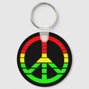 Rasta Peace Sleutelhanger