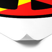 Rasta Peace Symbol Poster (Hoek)