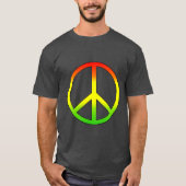 Rasta Peace Symbol T-Shirt (Voorkant)