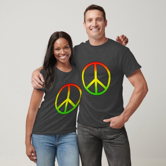 Rasta Peace Symbol T-Shirt (Unisex)