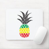 Rasta Pineapple Mousepad Muismat (Met muis)
