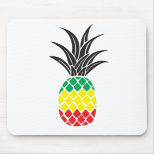 Rasta Pineapple Mousepad Muismat