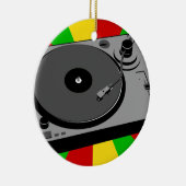 Rasta Platenspeler Keramisch Ornament (Rechts)
