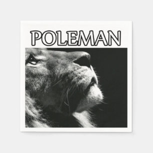 Rasta poleman party leeuw servet
