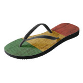 Rasta Print Slippers Teenslippers (Schuin)
