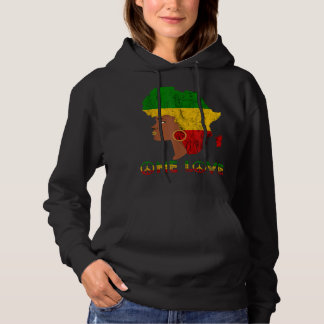 Rasta Reggae Een Liefde Jamaicaans Meisje Reggaeto Hoodie