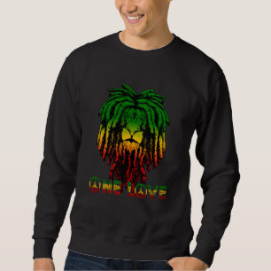 Rasta Reggae Etophiaanse Leeuw van Juda Rastafari Trui