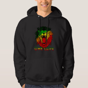 Rasta Reggae Leeuw Van Juda Eén Liefde Hippie Rast Hoodie