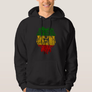 Rasta Reggae Leeuw van Juda Jamaicaanse trots Rast Hoodie