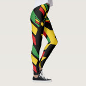Rasta Reggae Leggings Militaires Stars Design (Droite)