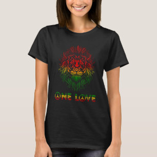 Rasta Reggae Lion Judah Jamaica Rastafari Roots T-shirt