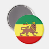 Rasta Reggae Lion Judah Magneet (Voorkant / Achterkant)