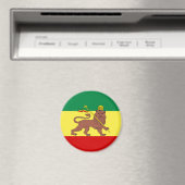 Rasta Reggae Lion Judah Magneet (Insitu (Vaatwasser))