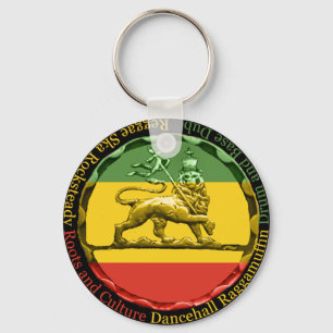 Rasta Reggae Lion Keyring Sleutelhanger
