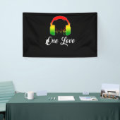 Rasta Reggae Music Hoofdtelefoon Jamaican Pride Spandoek (Beurs)