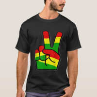 Rasta Reggae Overwinning Kleuren Kunst voor Rastaf