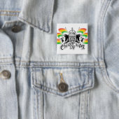 Rasta Reggae Royal Crest Button (In situ)