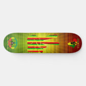 Rasta Reggae Skateboard (Horz)