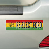 Rasta Rob Ford Herverkiezing Bumpersticker (Op auto)
