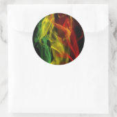 rasta ronde sticker (Tas)