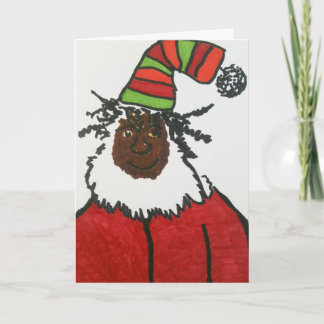 Rasta Santa Feestdagen Kaart