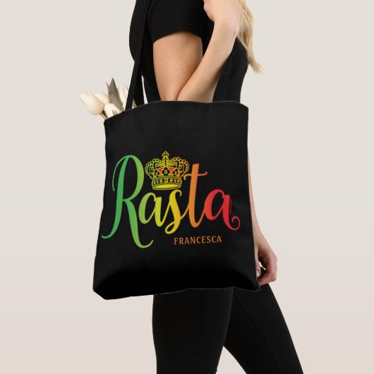 Rasta Script-Canvas tas (Dichtbij)