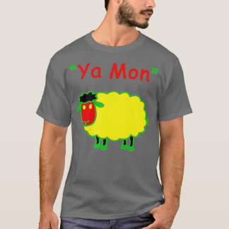 Rasta Sheep Ya Mon Funny T-shirt