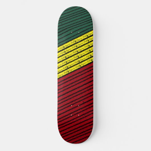 Rasta Skateboard (Voorkant)