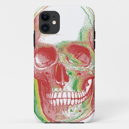 Rasta Skull Case-Mate iPhone Case (Achterkant)