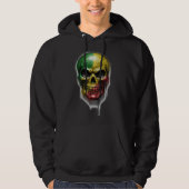 RASTA SKULL HOODIE (Voorkant)