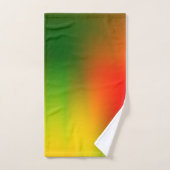 Rasta Splash de couleur (Serviette à main)