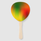 Rasta Splash of Color Handwaaier (Achterkant)