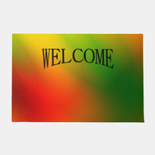 Rasta Splash of Color Welcome Deurmat