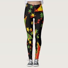 Rasta Star Spangled-Leggings Leggings