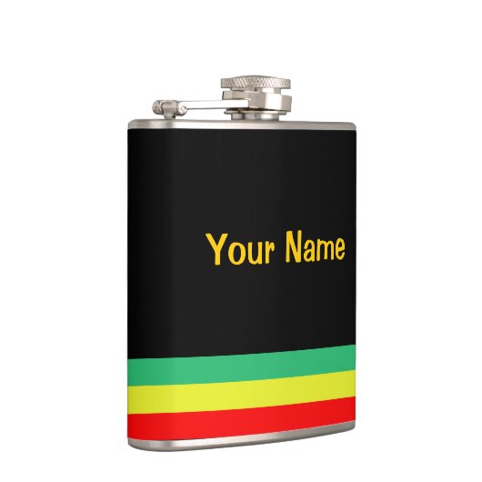 Rasta-stripkolf Heupfles (Rechts)