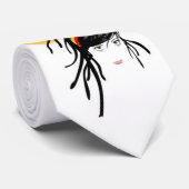 rasta stropdas (Opgerold)