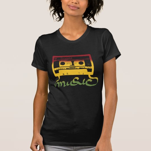 Rasta-tapereggade T-shirt (Voorkant)