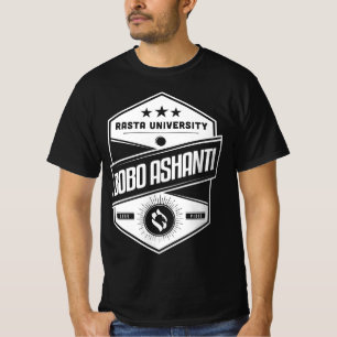 Rasta University Bobo Ashanti goede vibes reggae T-shirt