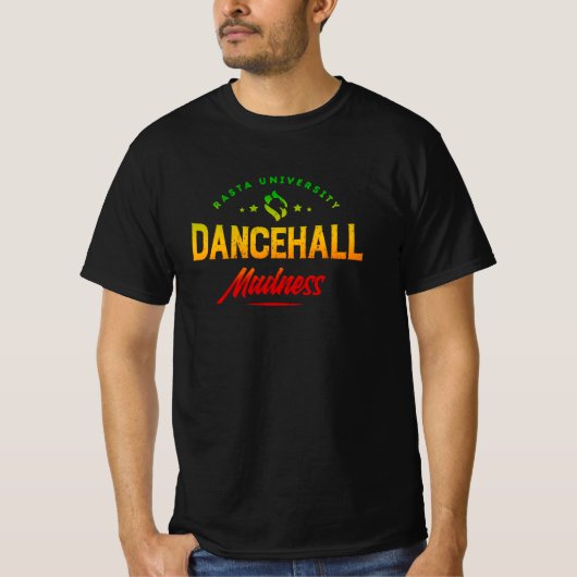 Rasta University Dancehall Madness Reggae T-shirt (Voorkant)