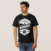 Rasta University Dreadlocks goede vibes reggae T-shirt (Voorkant volledig)