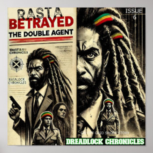 RASTA VERRAADDE DREADLOCK CHRONICLES NUMMER 6 POSTER