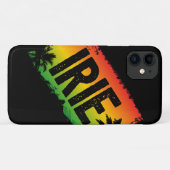 Rasta Vlag Gekleurde Jamaicaanse IRIE Quote Palm T Case-Mate iPhone Case (Achterkant (horizontaal))
