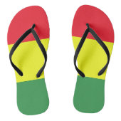 Rasta vlag teenslippers (Voetbed)
